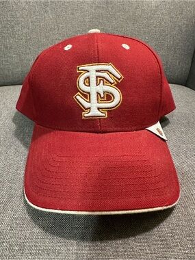 Florida State Garnet Baseball Cap with FS Logo